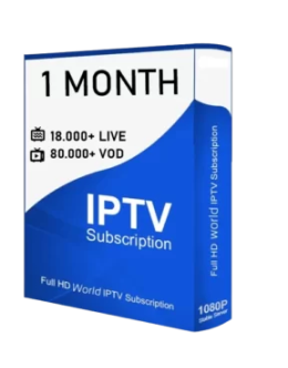 IPTV SUBSCRIPTION 1 MONTH FULL PACKAGE