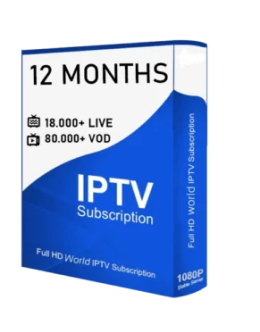 IPTV SUBSCRIPTION 12 MONTHS FULL PACKAGE