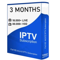 IPTV SUBSCRIPTION 3 MONTH FULL PACKAGE