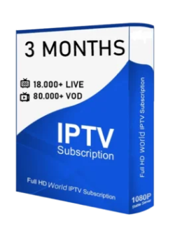 IPTV SUBSCRIPTION 3 MONTH FULL PACKAGE