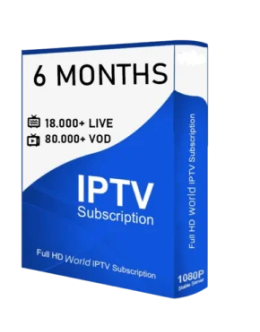 IPTV SUBSCRIPTION 6 MONTHS FULL PACKAGE